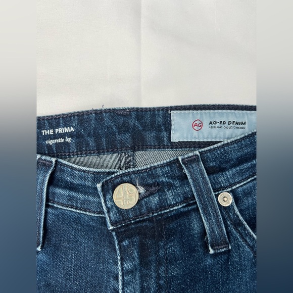 AG Adriano Goldschmied The Prima Cigarette Leg AG-ED Denim Jeans Women’s 26R - Picture 5 of 15